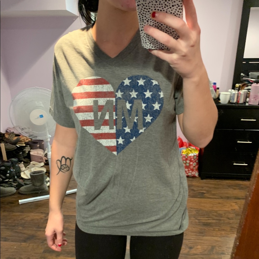 American flag MN shirt